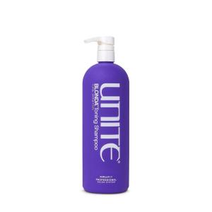 UNITE Hair – BLONDA Toning Purple Shampoo – Neutralizes Brassy & Yellow Tones in 60 Seconds – Brightens Blonde, Gray & Highlighted Hair – 8 Fl Oz(33.8 Fl Oz (Pack of 1))