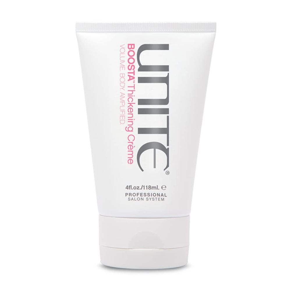 imageUNITE Hair BOOSTA Thickening Crme Lightweight Styling Cream to Instantly Add Thickness amp Touchable Volume For Fine or Limp Hair UV amp Thermal Protection 4 Fl Oz