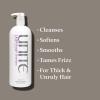 UNITE Hair – LAZER Straight Shampoo – Professional-Size Smoothing Cleanser to Tame Frizz & Control Thick, Unruly Hair – 32 Fl Oz