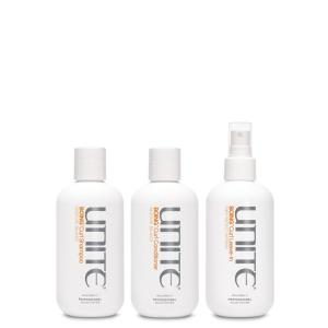 UNITE Hair – BOING Curl Shampoo, Conditioner & Leave-In – Enhances Curls, Detangles, 8oz, 8oz, 8oz