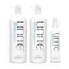 UNITE Hair – 7SECONDS Shampoo, Conditioner & Detangler – Professional-Size System for Hydration, Strength & Shine – UV & Heat Protection – 32 Fl Oz, 32 Fl Oz & 8 Fl Oz