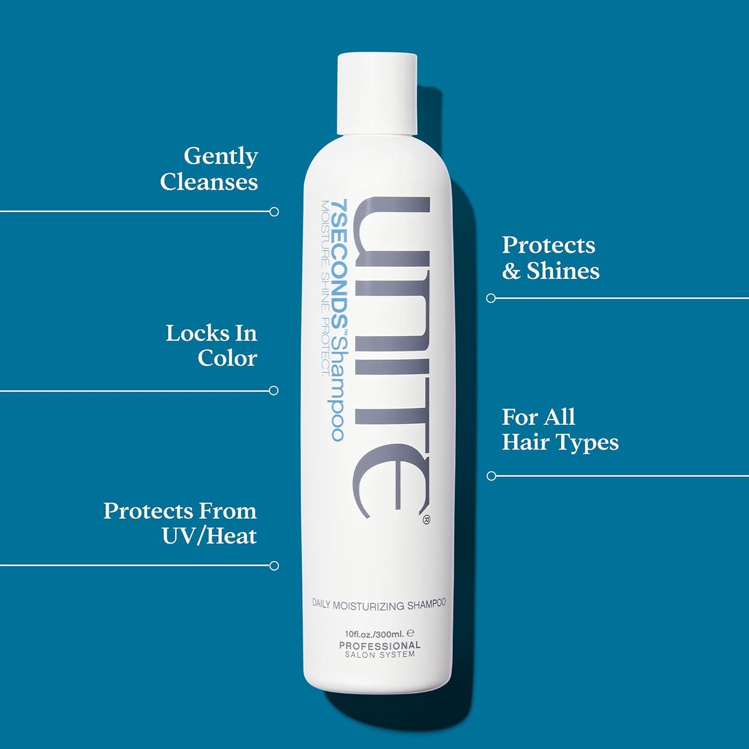 image:imageUNITE Hair 7SECONDS Shampoo Conditioner amp Styling Crme Set Hydrating Frizz Control for Dry Damaged Hair Repairs amp Extends Blowout All Hair Types