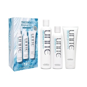 UNITE Hair – 7SECONDS Shampoo, Conditioner & Styling Crème Set – Hydrating Frizz Control for Dry, Damaged Hair – Repairs & Extends Blowout, All Hair Types.